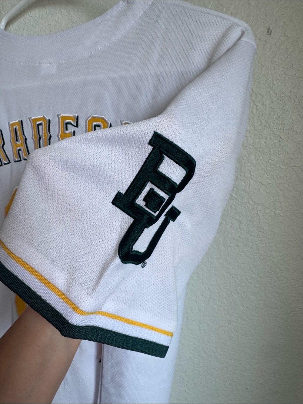 Texas Rangers Baylor Bears Theme Night Cody Bradford Jersey - Picture 4 of 5